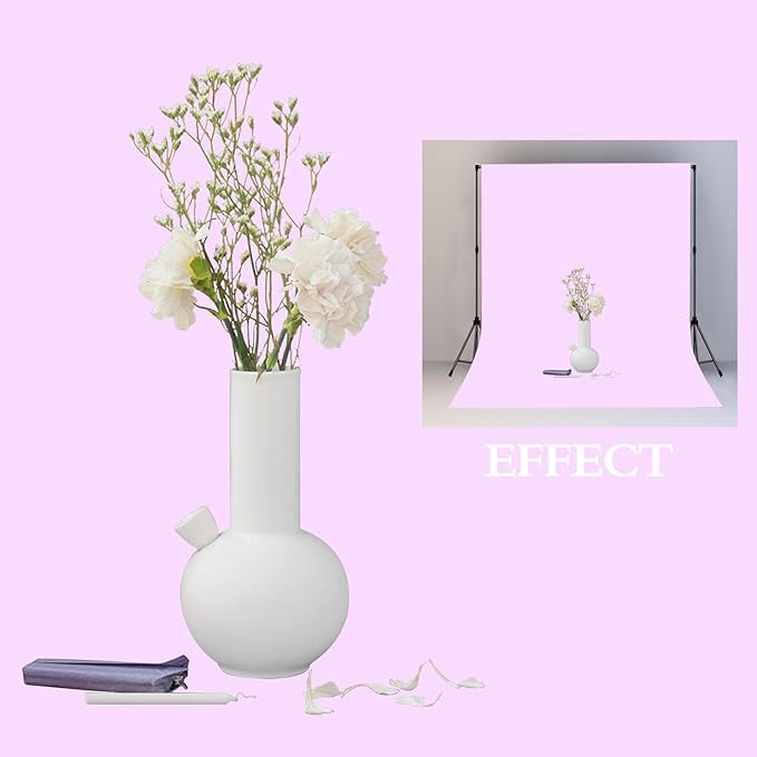 Light Purple Portrait Backdrop 8x10ft Zoom Meeting Photo Studio Shooting Props - Image 4
