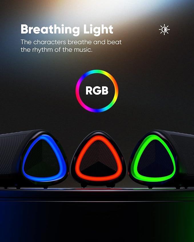 Bluetooth Speaker with HD Sound, Portable Wireless, IPX5 Waterproof, TWS Pairing - Image 4