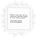 Five Star Napkins Love Quotes, Beverage Napkins, Bar Napkins, Cloth Napkins by FiveStarNapkins