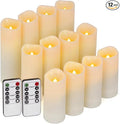 Enido 12 Pc Flameless LED Candles by outdoorcandleswithremote