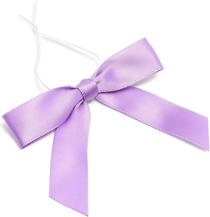 Bright Creations 100 Pack Purple Twist Tie Bows - Image 6