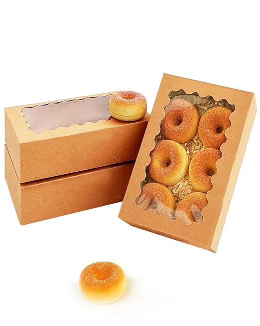 qiqee Auto-pop up Brown Cookie Box - Image 2