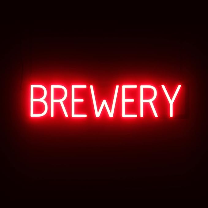 SpellBrite BREWERY Sign | Beer-Related Sign by SpellBrite