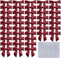 2.5" Hgzgch Burgundy Satin Ribbon Bow by Unknown