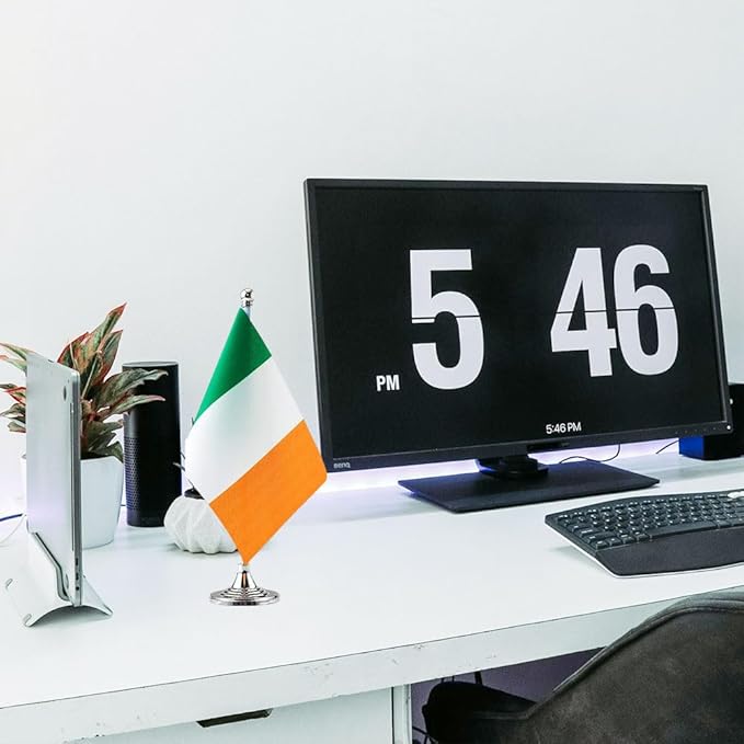 Ireland Flag Irish Flags, Small Mini Irish Desk Flag, Used - Image 5