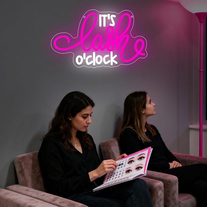 Lash Neon Sign, it's Lash O'Clock Led Neon Light Signs - Image 7