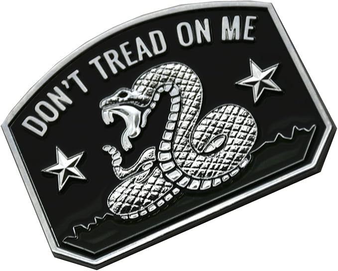1x Gadsden Flag Rattlesnake Car Emblem 3D Decal Sticker - Image 2