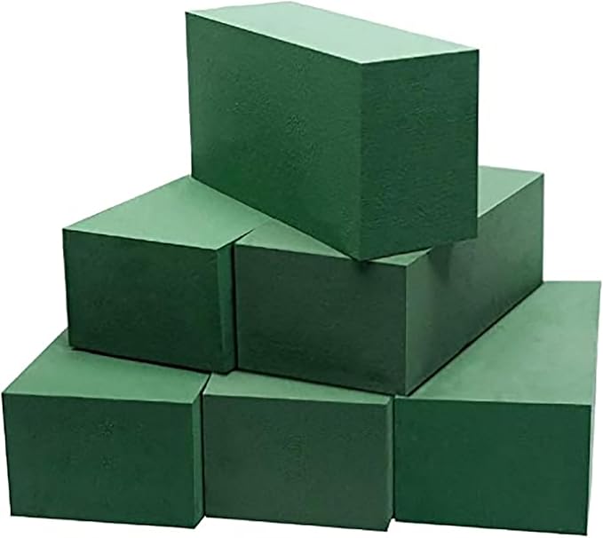 6 Pcs Floral Foam, Wet and Dry Floral Foam Blocks Flower Arrangement Kit by Unknown