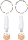 USB Bottle Lights Rechargeable Wine Bottle Fairy Lights Cork LED String Lights by Unknown