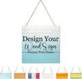 Personalized Hanging Wood Signs, Customized Door Board by sophiehome