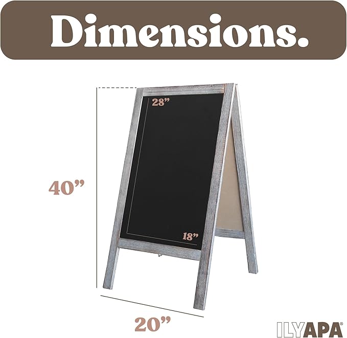 Ilyapa Wooden A-Frame Sign - Image 2