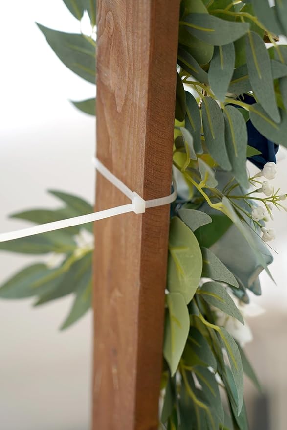 Dusty Blue Flower for Wedding Welcome Signs Decorations, Artificial Wedding - Image 8