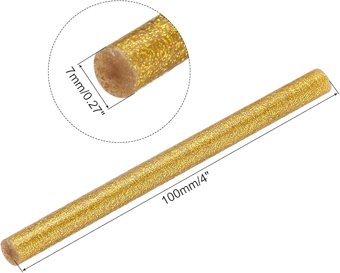uxcell 20pcs Hot Glue Sticks for Glue Gun 7mm/0.28-inch x 4-inch Mini Hot Melt - Image 2