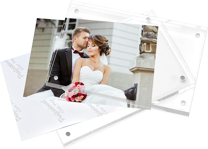 Magicool Premium Acrylic Photo Frame- Magnet Photo Frame -Double Sied Thick - Image 3