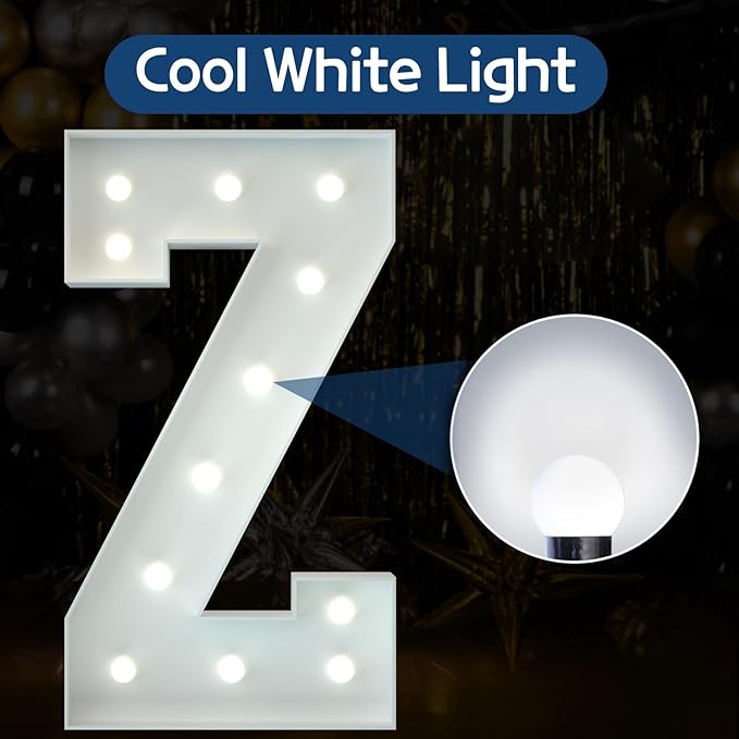 Marquee Letters 4 Feet Tall Large Light Up Letters Baby Shower Decorations - Image 2