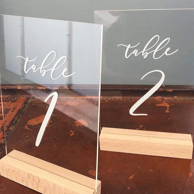 10 Pack Clear Blank Acrylic Sign - Image 6