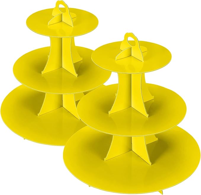 2Pcs 3-Tier Cupcake Stand, Cake Stand holder, Tiered DIY Cupcake Stand Tower - Image 2