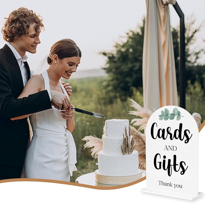 Cards and Gifts Sign for Wedding, Wedding Engagement Bridal Shower Baby Shower - Image 5