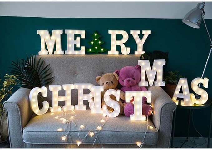 MUMUXI Marquee Light Up Letters | Large Light Up Numbers | Battery Powered and - Image 3