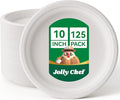 JOLLY CHEF Compostable Heavy Duty Plates   Eco-Friendly Disposable by JOLLYCHEF