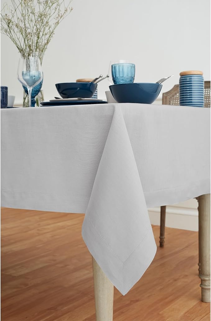 Solino Home Linen Tablecloth 60 x 90 Inch - Image 3