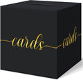 QIKSION Black Card Box for Party, Wedding Reception, Baby Shower by QIKSION