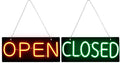 Led Open Sign for Business, OPEN and Close Double sided switching, Powered by by senceng