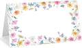 25 Pack Wildflowers Place Cards, Editable Name Cards by WwongxianB