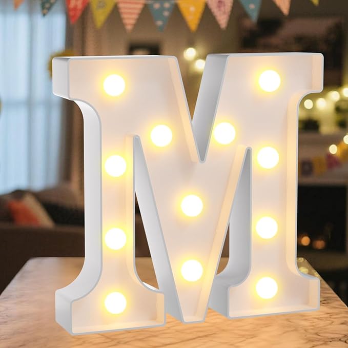 LED Marquee Light Up Letters Sign by NANXU