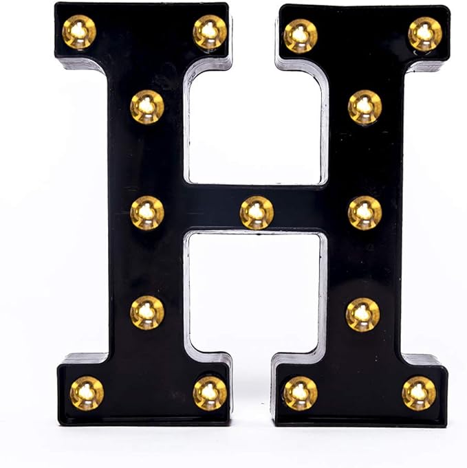 Foaky Black LED Marquee Number Lights Sign Light Up Marquee Number Lights Sign by Foaky