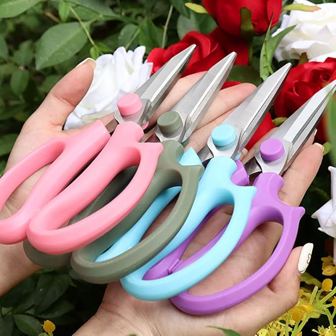 Leize Flower Scissors, Premium Thickened Stainless Steel Floral Shears - Image 5