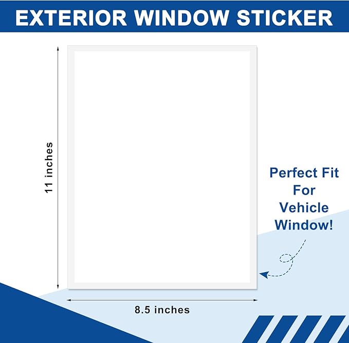 Maitys 100 Pcs Outdoor Window Stickers - Image 2
