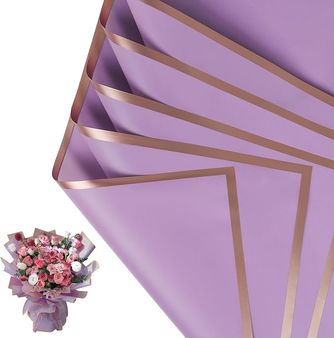 NESCCI 20 Sheet Flower Wrapping Paper by NESCCI