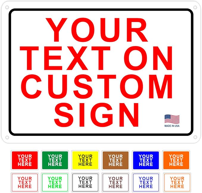 Custom Signs Outdoor Metal for Home Office Business, Personalized, Man Cave - Image 3