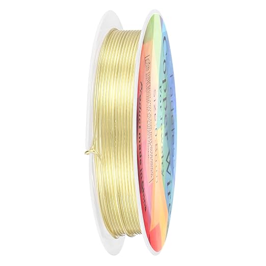 0.8 mm/20 Gauge Copper Wire for Jewelry Making, 7.5FT Copper Beading Craft Wire by MMETERXITY