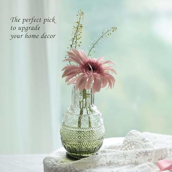 Bud Vases Set of 12, Glass Bud Vases in Bulk, Small Flower Vases - Image 2