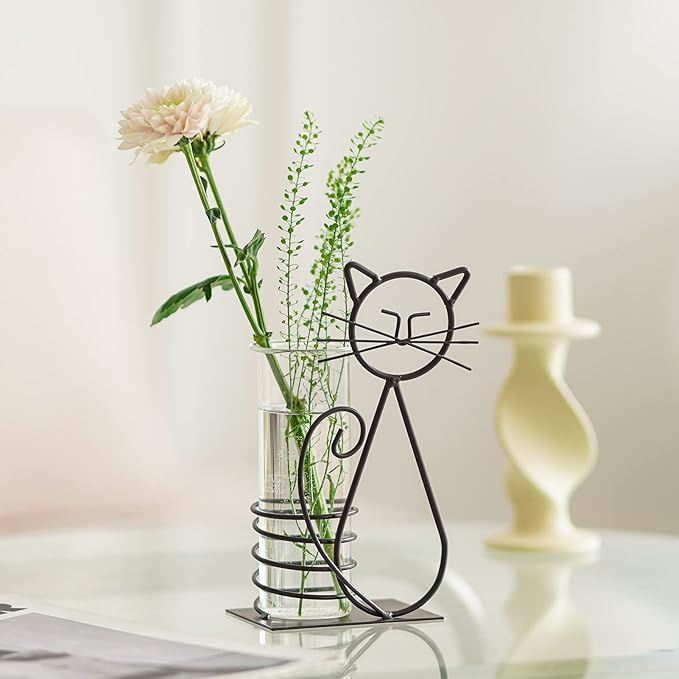 Marbrasse Desktop Glass Planter Hydroponics Vase, Planter Bulb Vase - Image 2