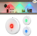 RGB Puck Lights with Remote Control, 2000mAh Rechargeable Stick on Led Lights by MEKKLEON
