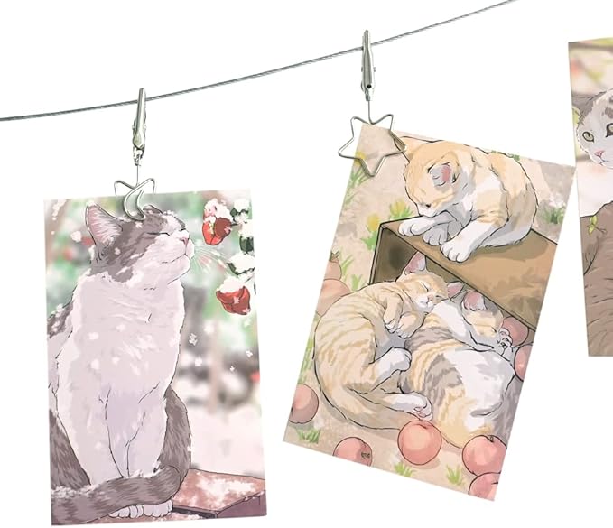 TFu Wall Hanging Photo Display, DIY Picture Photo Frame String - Image 2