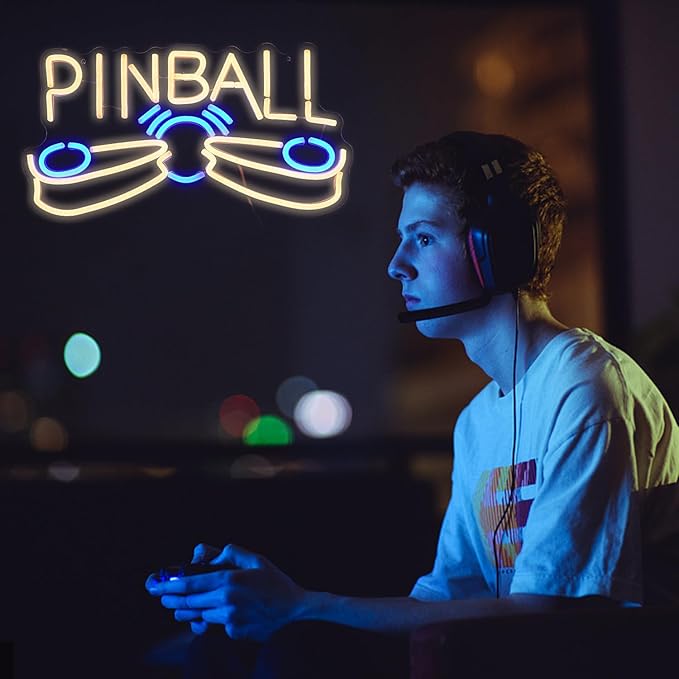 Pinball Neon Sign USB Powered Pinball Neon Light - Image 6