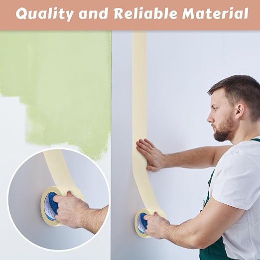 Masking Tape Bulk General Purpose Masking Painting Tape 55 Yards - Image 4