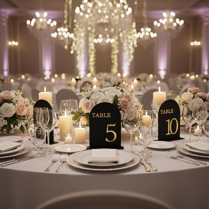 Arch Wedding Table Numbers 1-15 - Image 9