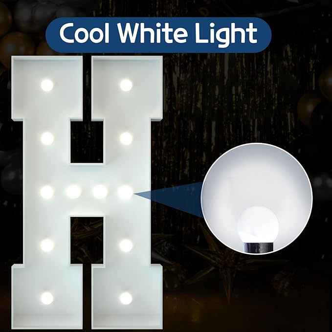 Marquee Letters 4 Feet Tall Large Light Up Letters Baby Shower Decorations - Image 2