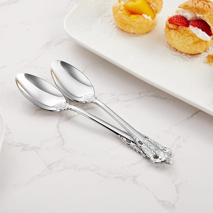 KEAWELL Luxury 6.3" Teaspoons, 18/10 Stainless Steel, Gorgeous Small Spoons - Image 4