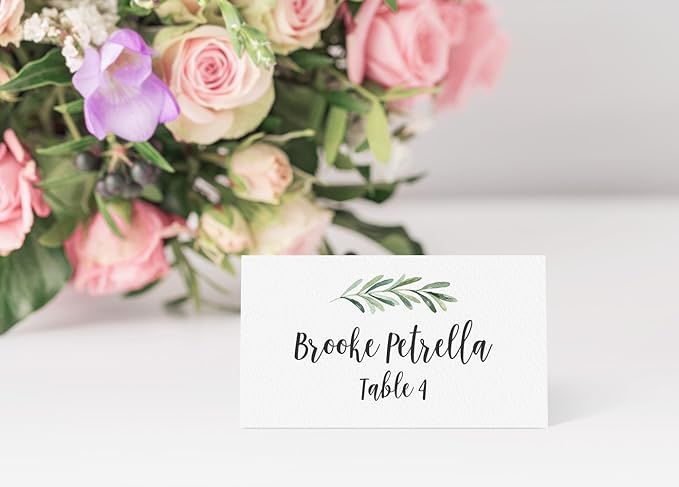 Printed Party Table Place Cards - Image 2