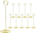 10Pcs Place Card Holder, Table Number Holders, Wire Picture Holder, Table Card by Hoewina