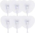 Zwin 60PCS Heart Shaped Folding Paper Fans by ZWIN