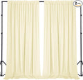 Sugargirl 10x10FT Light Yellow Backdrop Curtains Polyester Photo Backdrop by Sugargirl