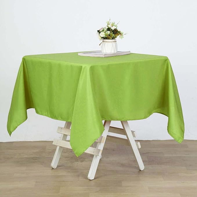 Efavormart 54x54 Lime Green Wholesale Linens Seamless Polyester Square Linen by efavormart