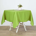 Efavormart 54x54 Lime Green Wholesale Linens Seamless Polyester Square Linen by efavormart